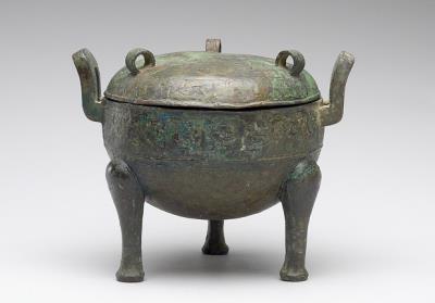 图片[3]-Ding cauldron with bands of animal pattern, Warring States period (475-221 BCE)-China Archive